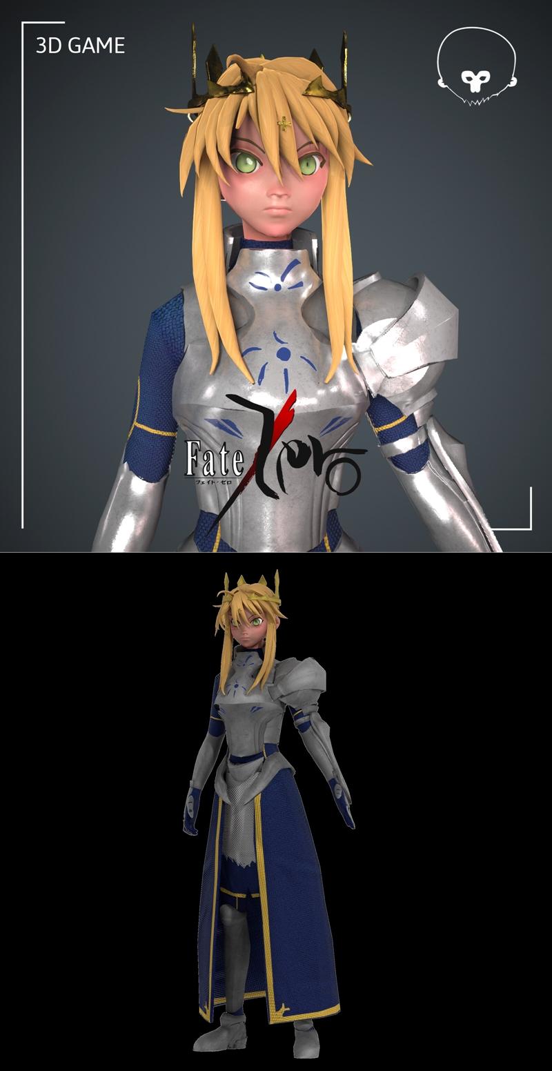 Arthuria pendragon fate zero – 3D Print Model STL