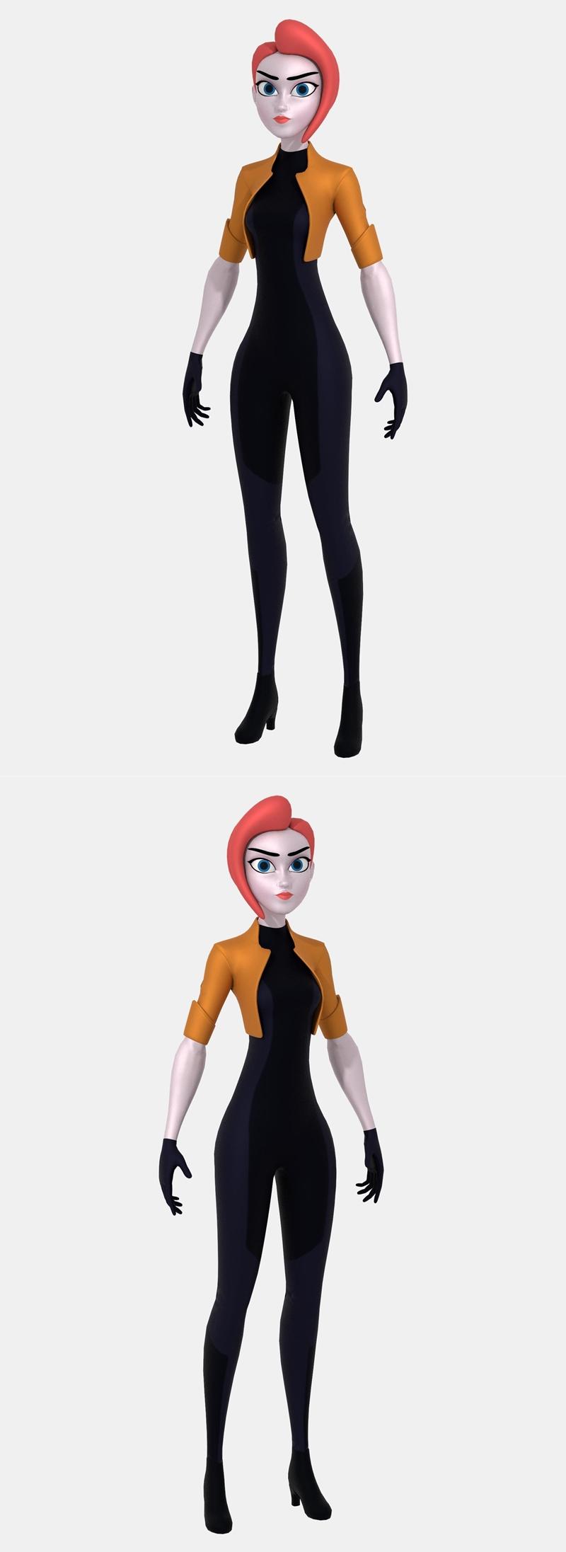 Fantasy female 9 – 3D Print Model STL