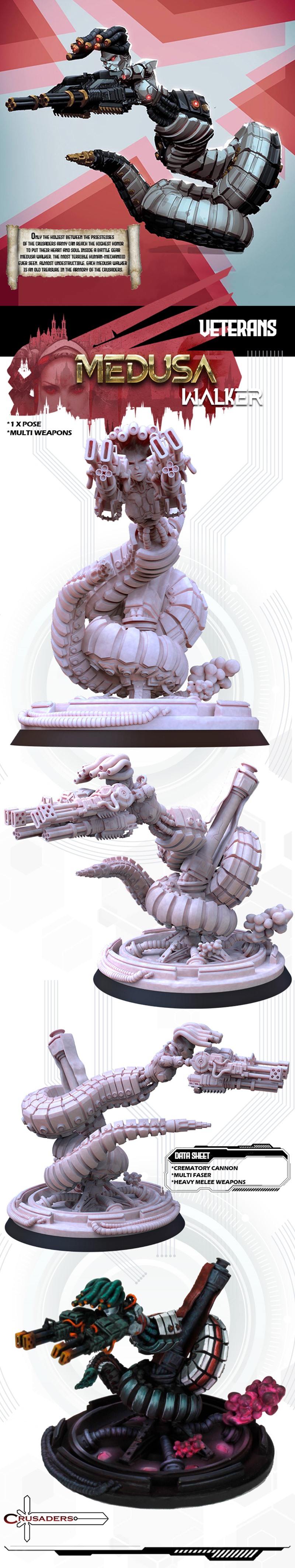 Nocturna models – Crusades – 3D Print Model STL