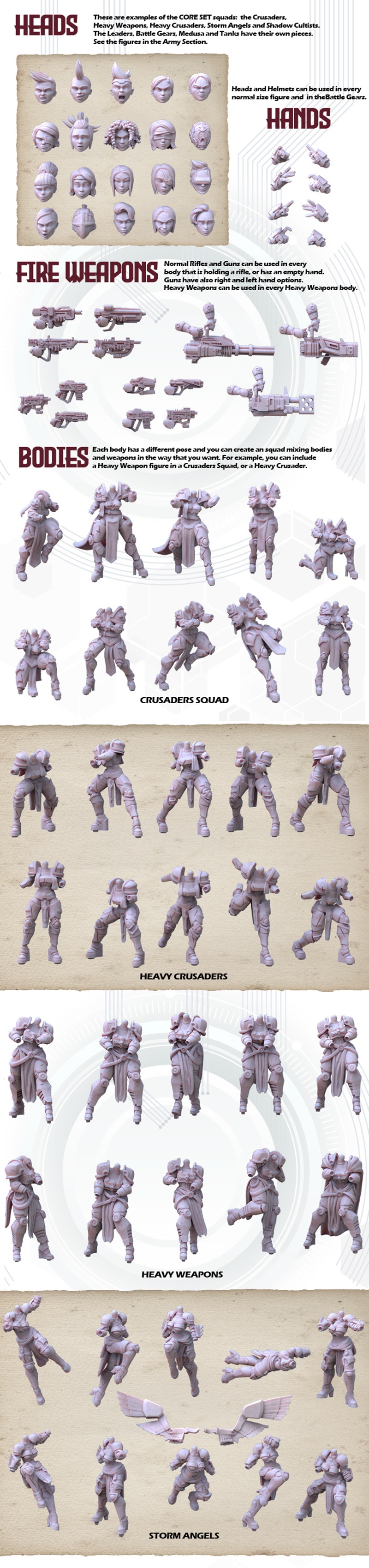Nocturna models – Crusades – 3D Print Model STL