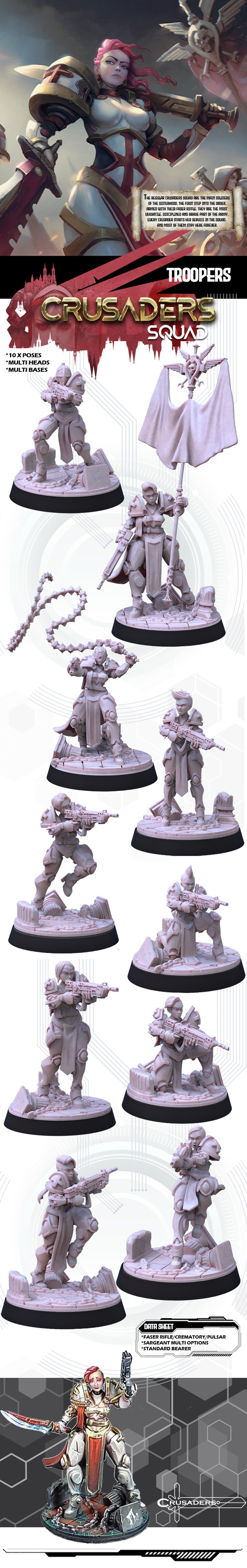 Nocturna models – Crusades – 3D Print Model STL