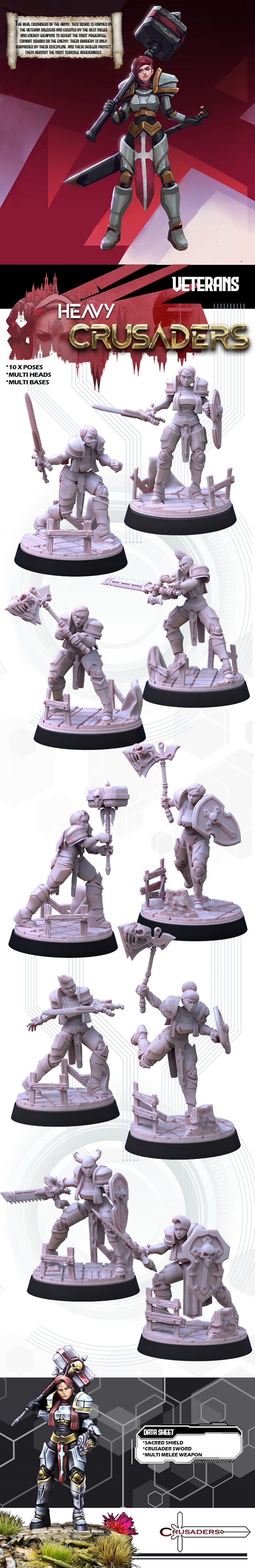 Nocturna models – Crusades – 3D Print Model STL