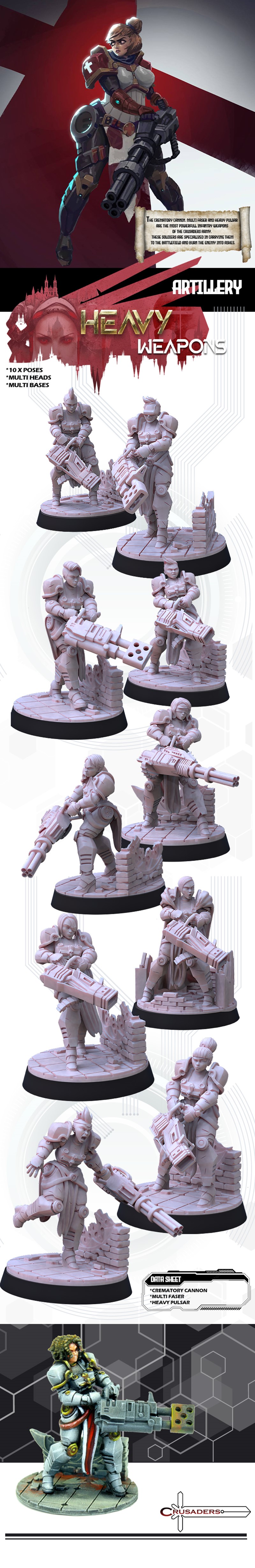 Nocturna models – Crusades – 3D Print Model STL
