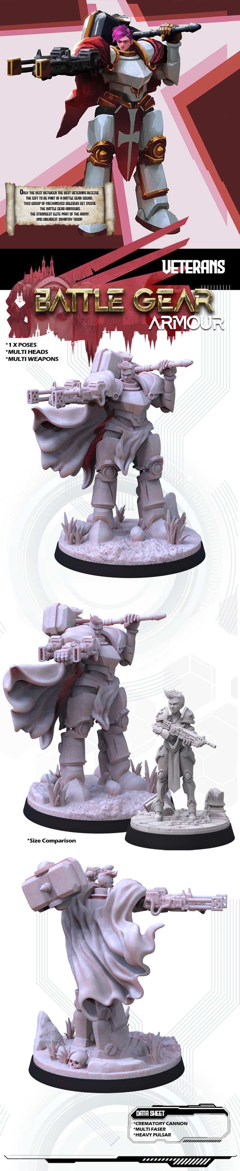 Nocturna models – Crusades – 3D Print Model STL