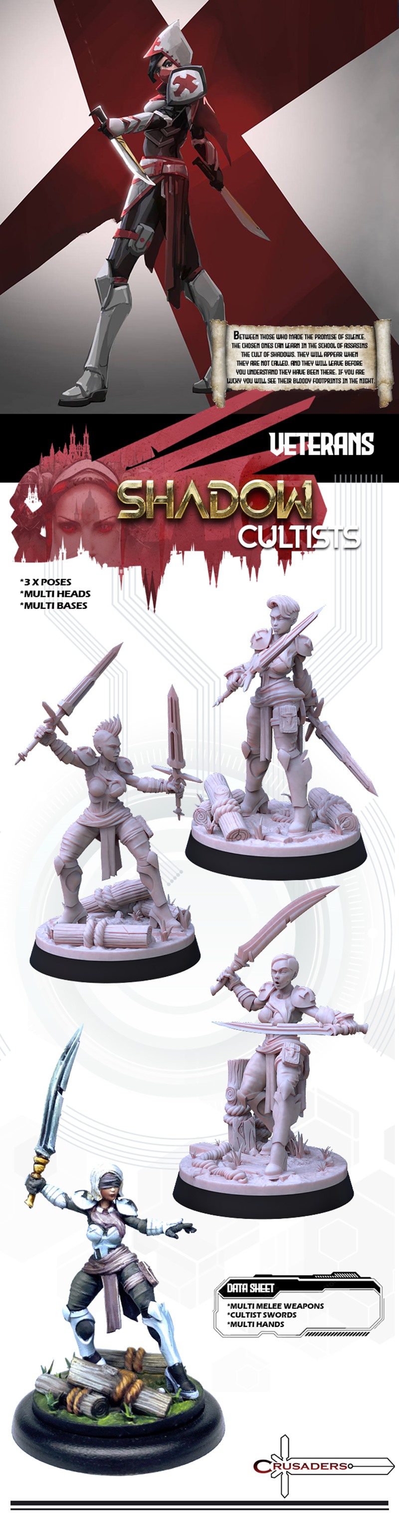Nocturna models – Crusades – 3D Print Model STL
