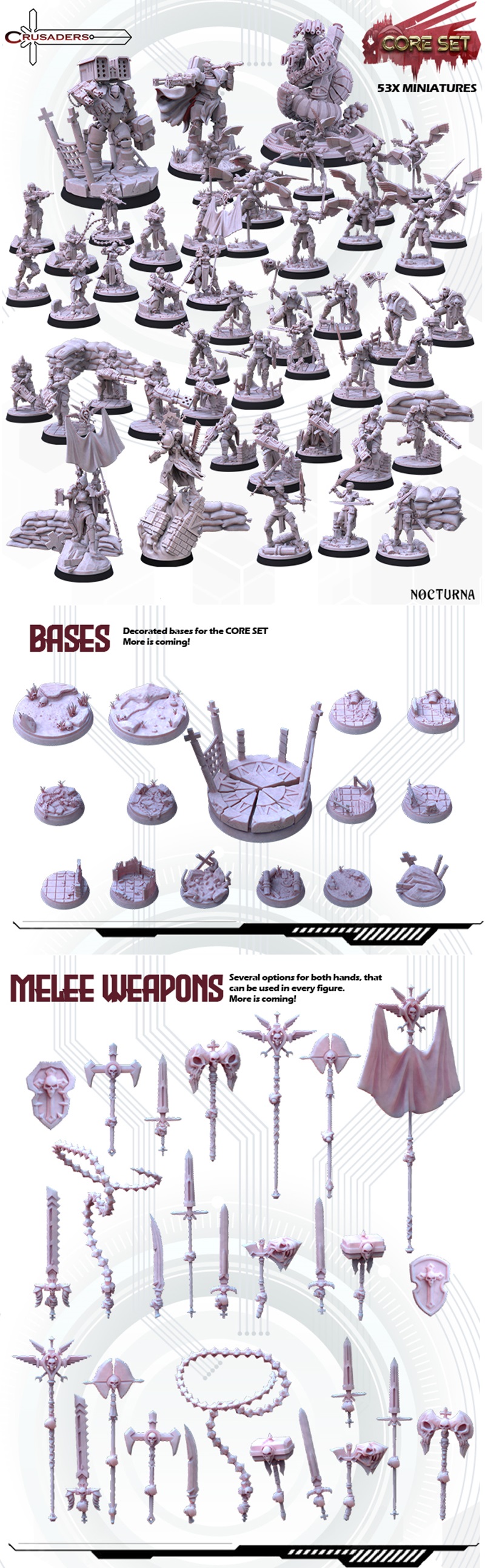Nocturna models – Crusades – 3D Print Model STL