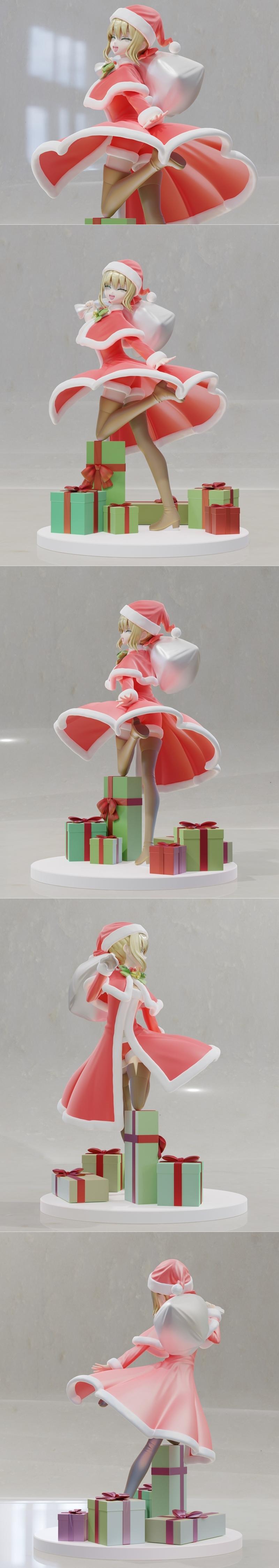 Nero Santa - 命运系列 - 3D打印模型|Nero Santa – Fate Series – 3D Print Model STL