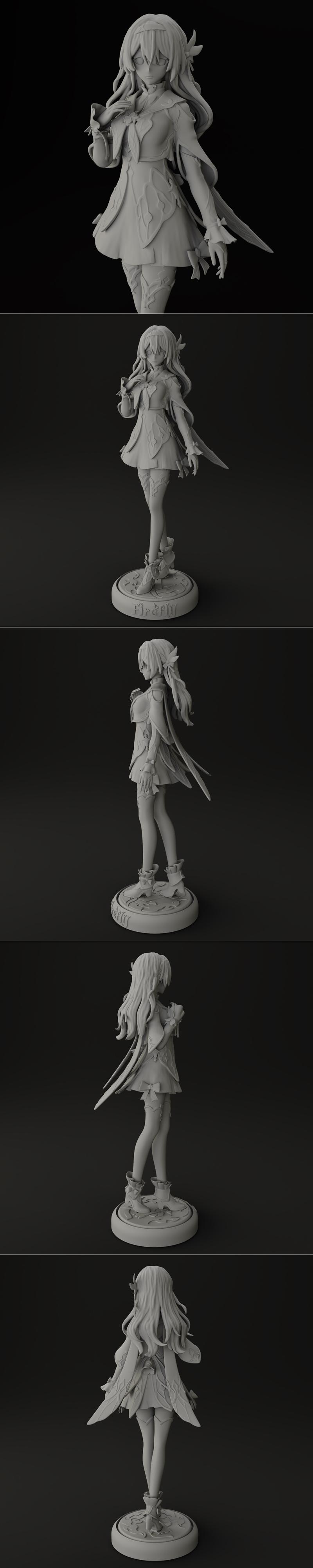 火影 - 星穹铁道 - 3D打印模型|Firefly – Honkai Star Rail – 3D Print Model STL