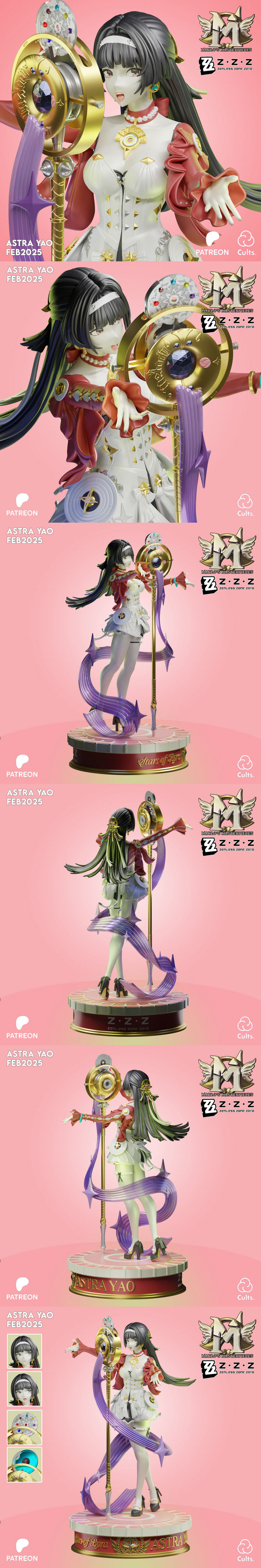 Astra Yao 3D打印模型：Zenless Zone Zero角色复刻|Astra Yao – Zenless Zone Zero – 3D Print Model