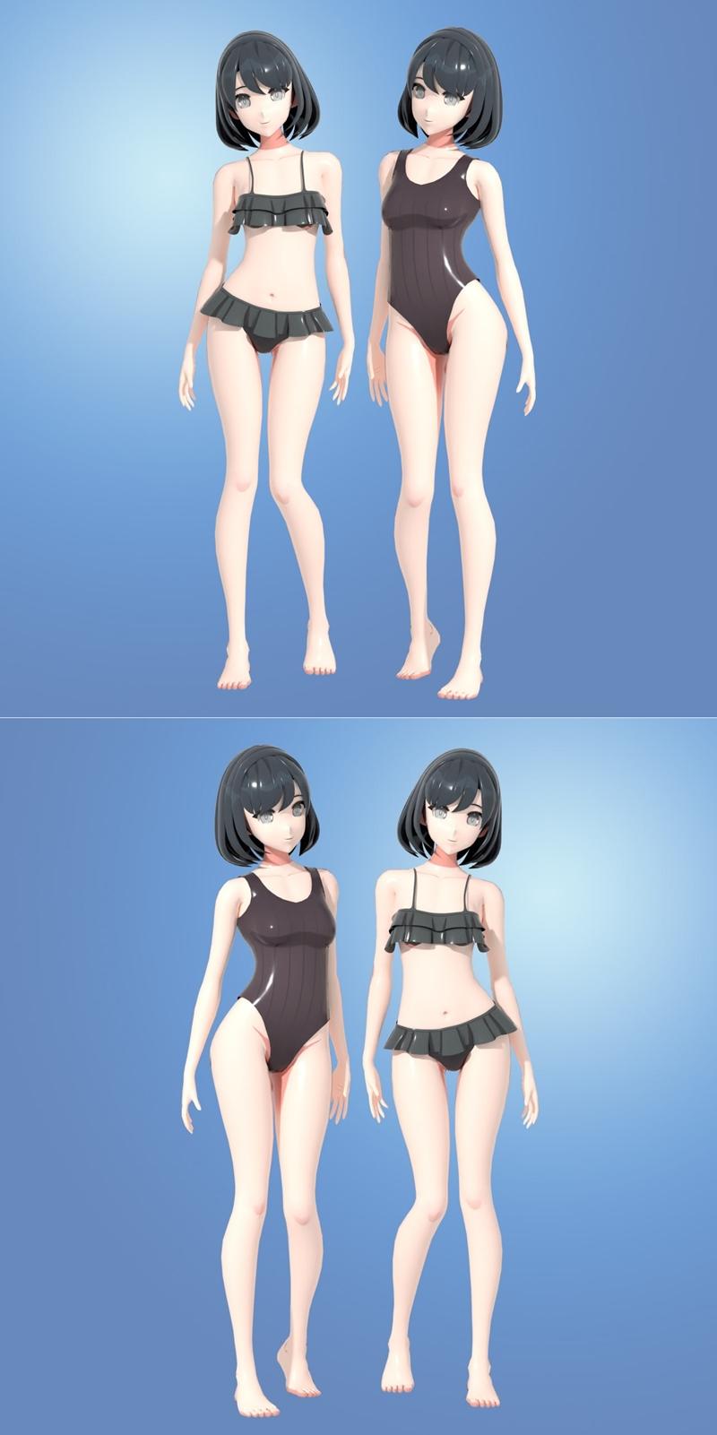 动漫角色Emi 3D打印模型|ANIME – Emi – 3D Print Model STL