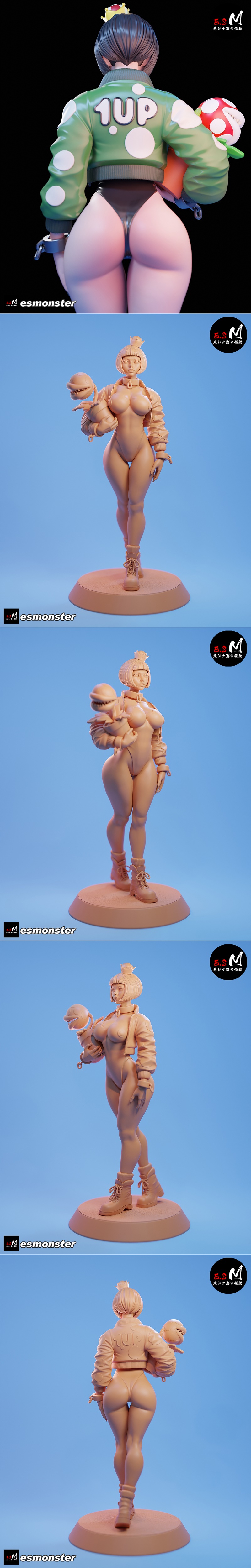 E.S怪物——奇姆佩特3D打印模型|E.S Monster – Chompette – 3D Print Model STL
