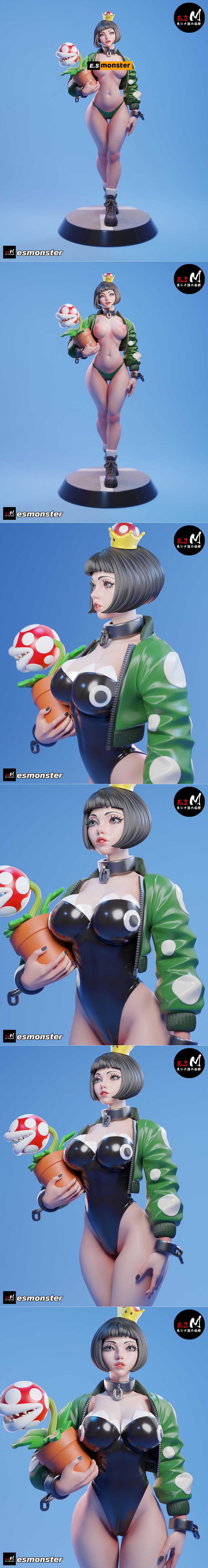 E.S怪物——奇姆佩特3D打印模型|E.S Monster – Chompette – 3D Print Model STL