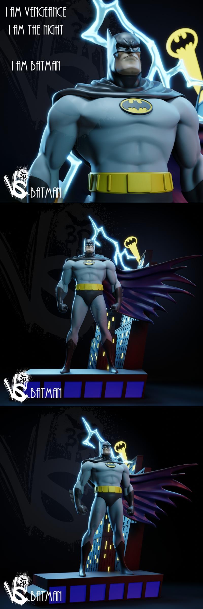 VS3D – 电影蝙蝠侠 3D打印模型|VS3D – Batman – 3D Print Model STL