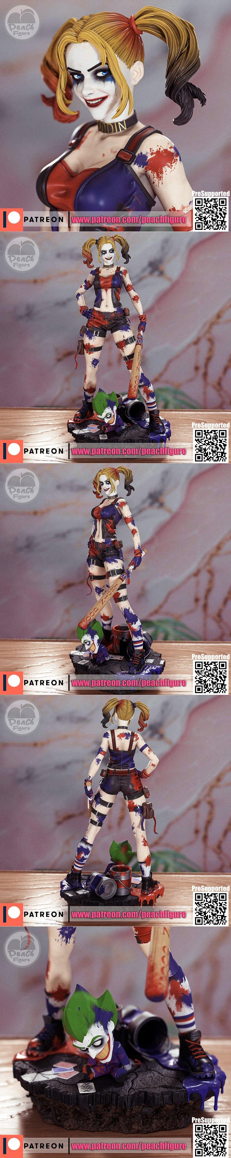 Peach Figure – DC – Harley Quinn – 3D Print Model STL