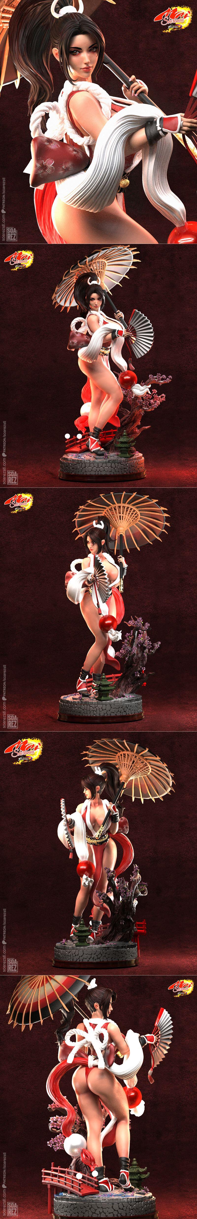 Soarez 3D打印模型：Mai Comp角色立体模型|Soarez 3d – Mai Comp – 3D Print Model STL