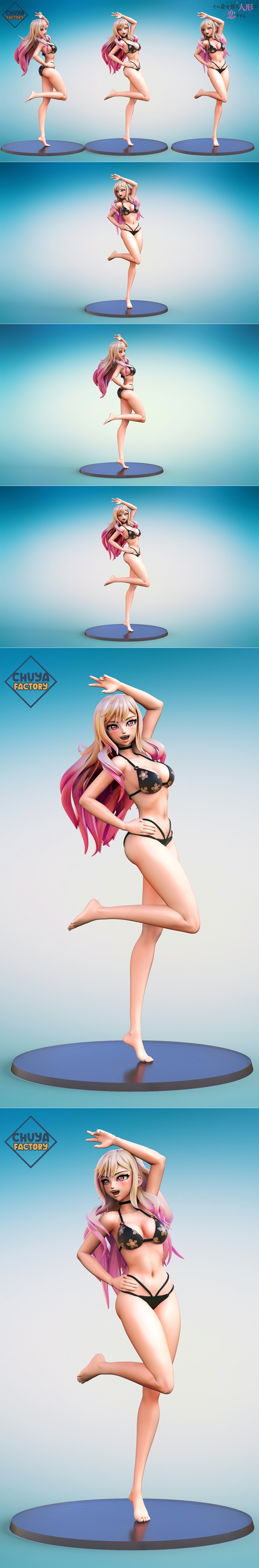 奇亚工坊 - 马林·片冈 - 3D打印模型|Chuya Factory – Marin Kitagawa – 3D Print Model STL
