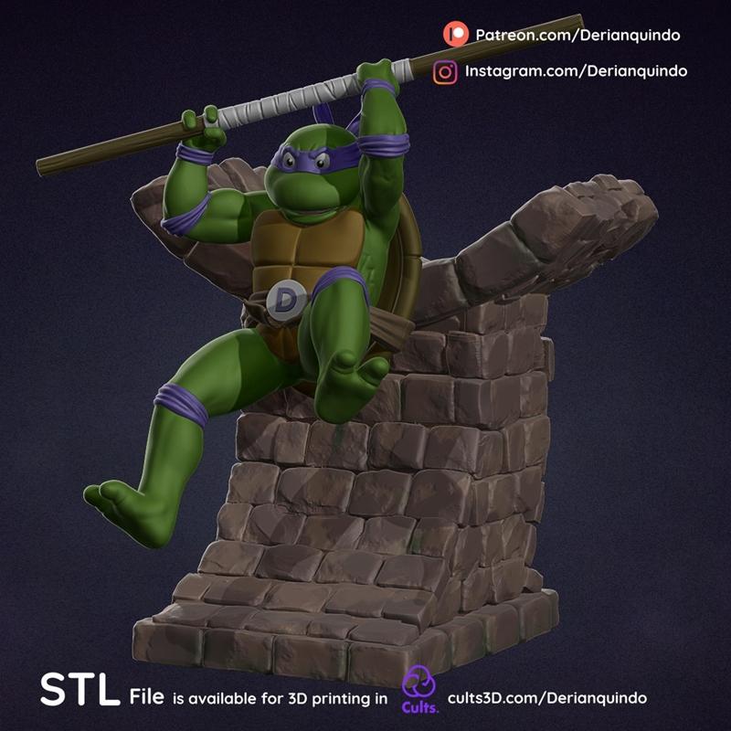 Derian - Donatello - 3D打印模型|Derian – Donatello – 3D Print Model STL