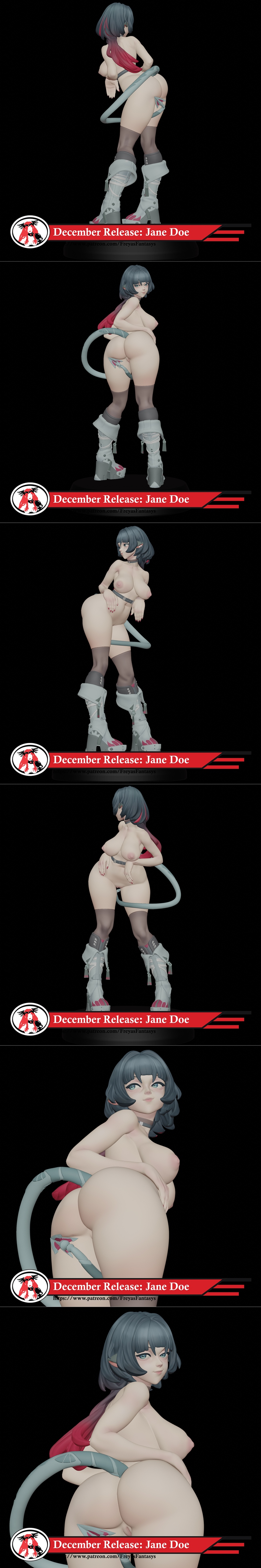 Jane doe – Freyas Fantasys – 3D Print Model STL