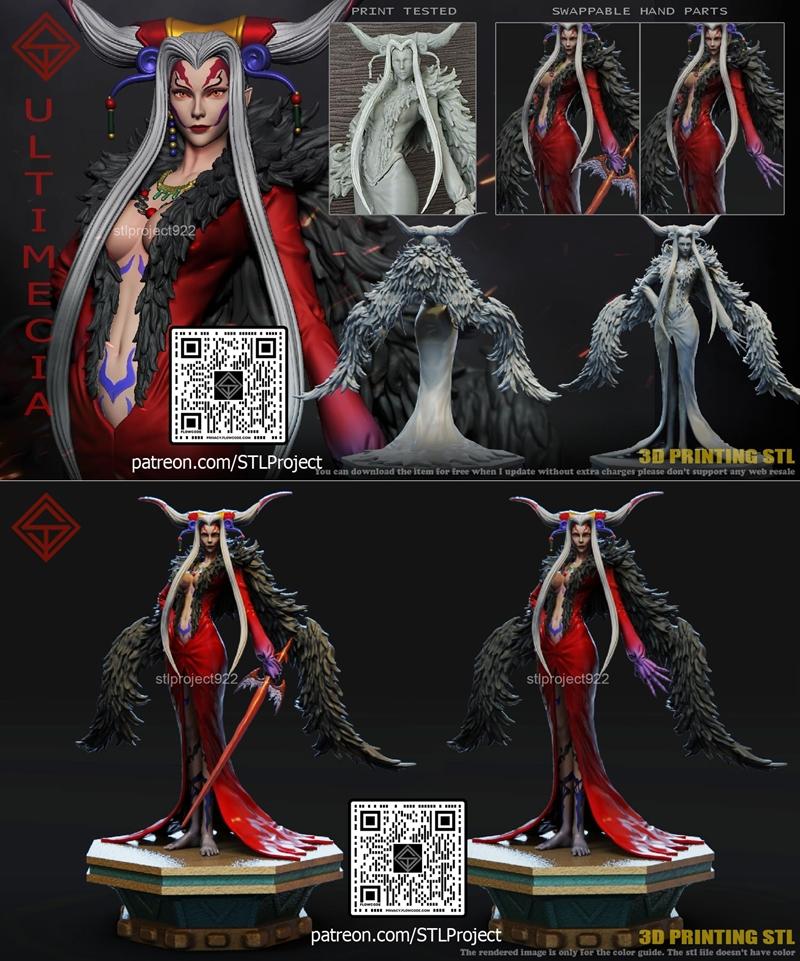 STL项目 - 超时空 - 奈亚拉托提普 3D打印模型|STL Project – Ultimecia – 3D Print Model STL