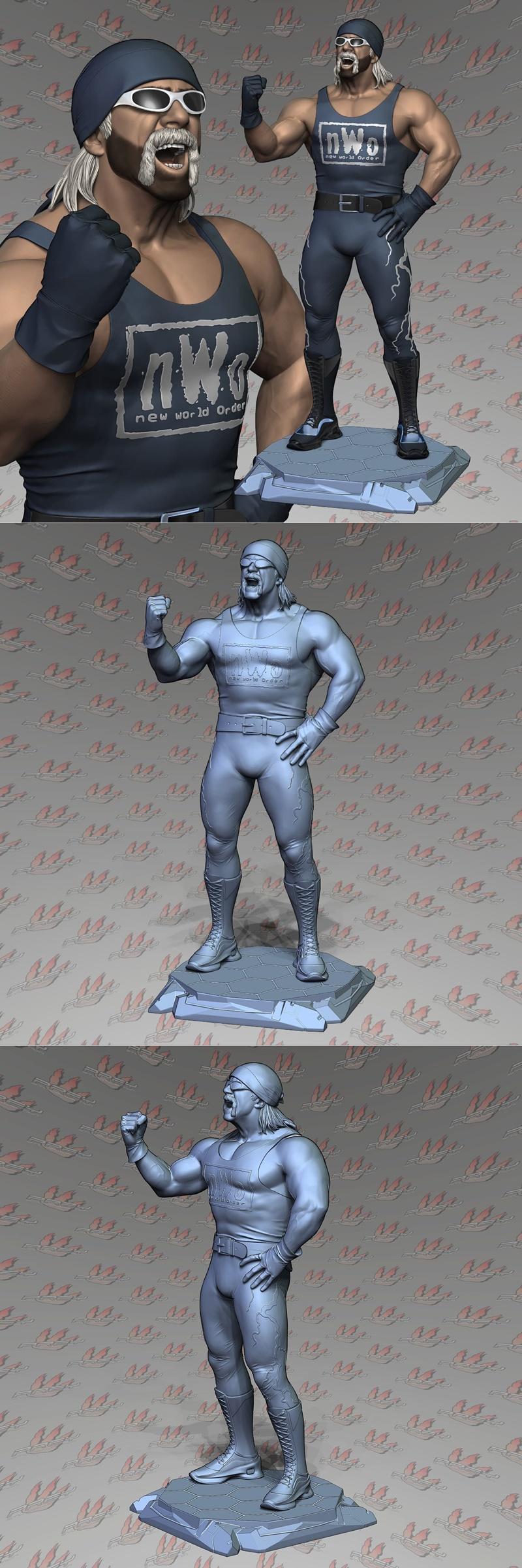 Hulk Hogan 3D打印模型|Prey Collection Studio – Hulk Hogan – 3D Print Model STL