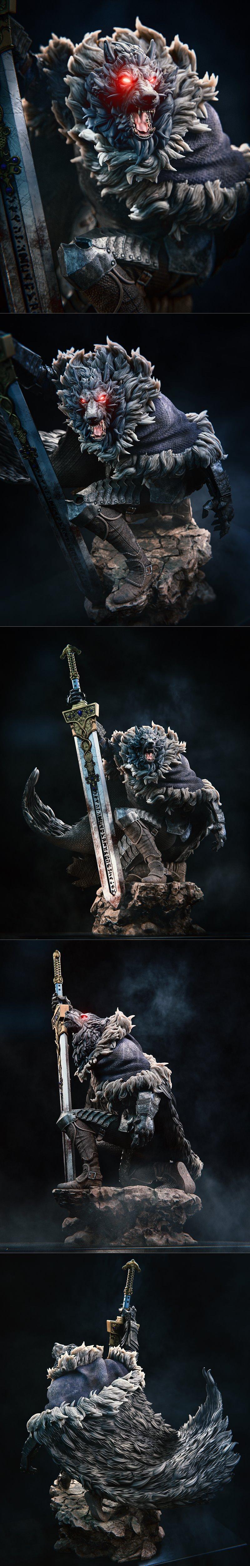 CA 3D Studios - 蓝迪 - 3D打印模型|CA 3D Studios – Blaidd – 3D Print Model STL