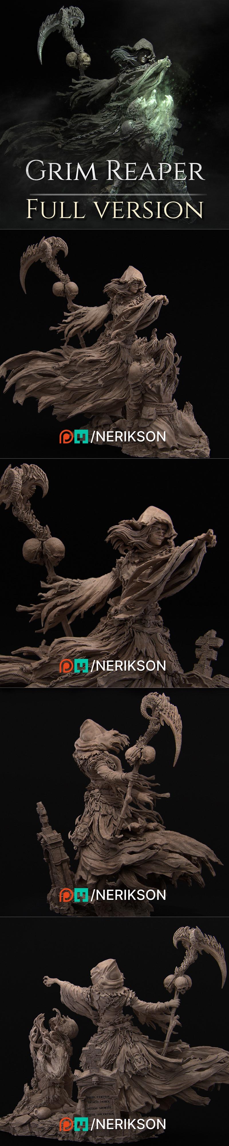 Nerikson – Grim Reaper – 3D Print Model STL