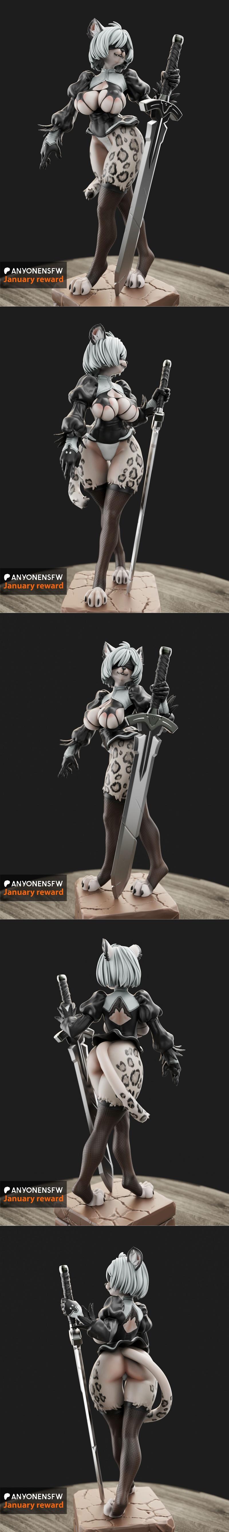 2B furry – 3D Print Model STL