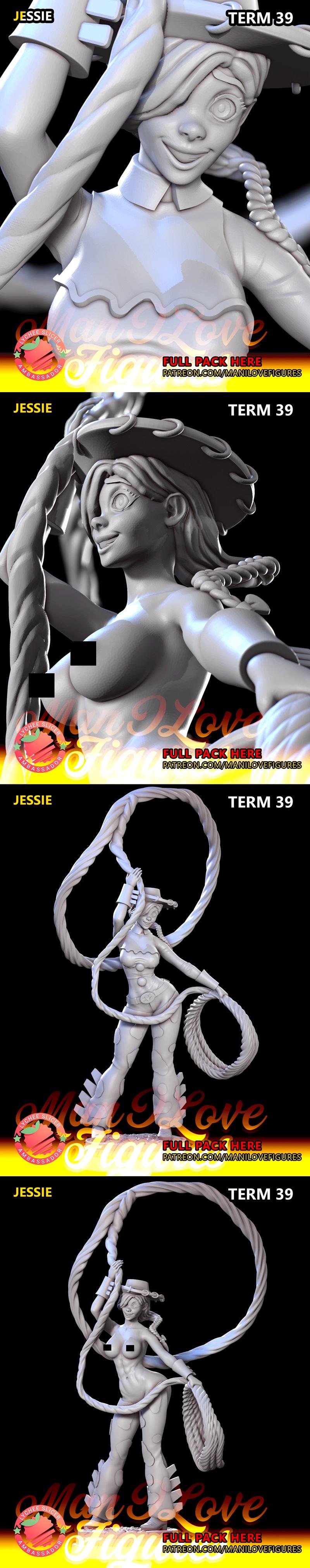 杰西·第三十九期 3D打印模型|Jessie – Term 39 – 3D Print Model STL