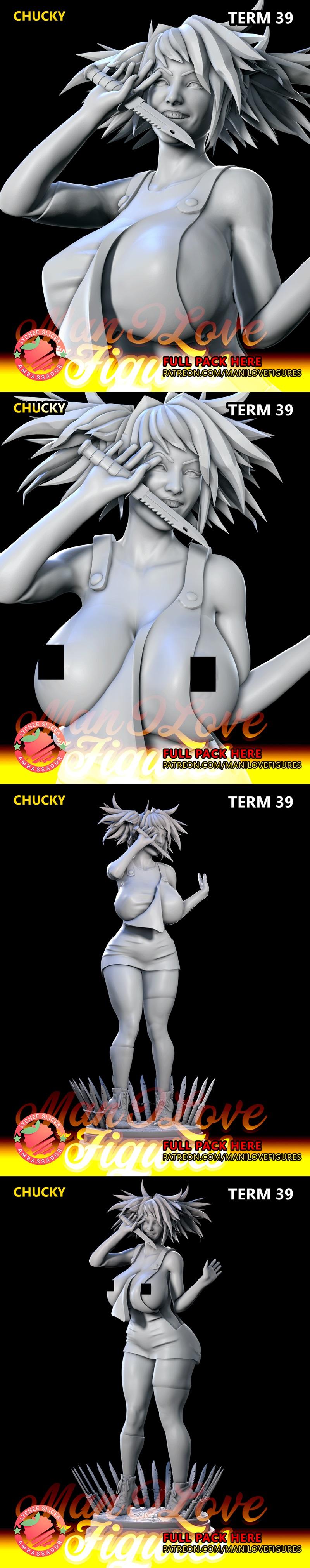奇克 39期 3D打印模型|Chucky – Term 39 – 3D Print Model STL
