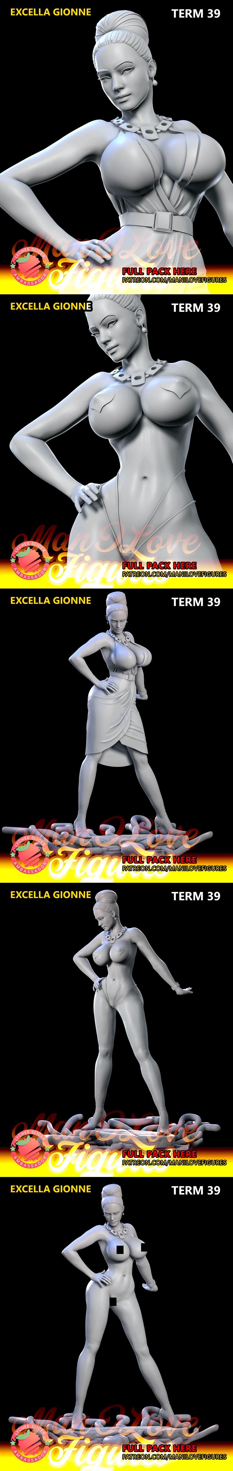 Excella Gionne 39期 3D打印模型|Excella Gionne – Term 39 – 3D Print Model STL