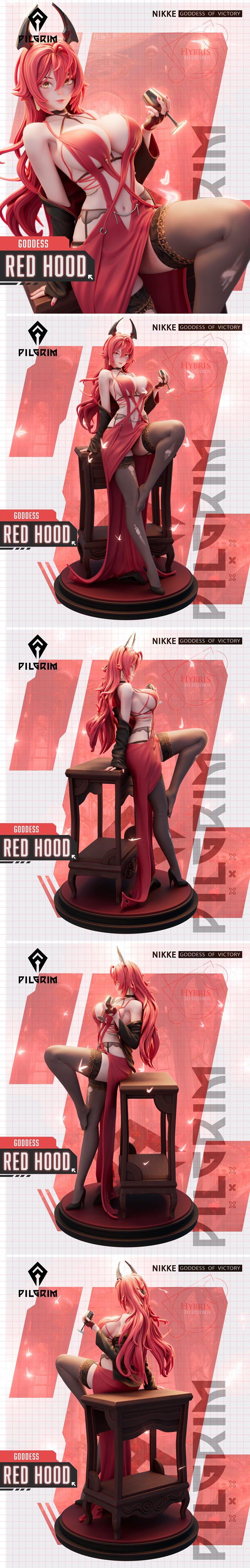 Hybris Studios旗下《NIKKE》红头罩角色3D打印模型|Hybris Studios – NIKKE – Red Hood – 3D Print Model STL