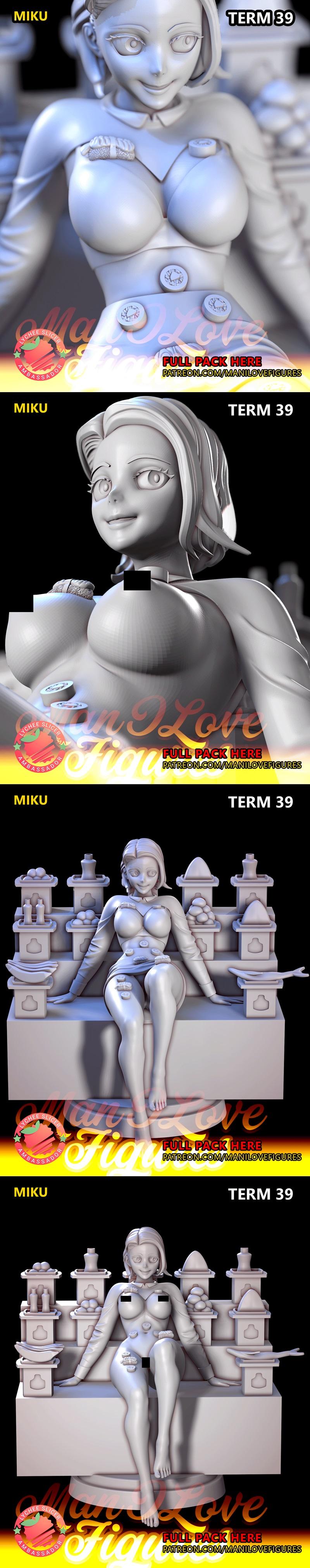 Miku 3D打印模型|Miku – Term 39 – 3D Print Model STL