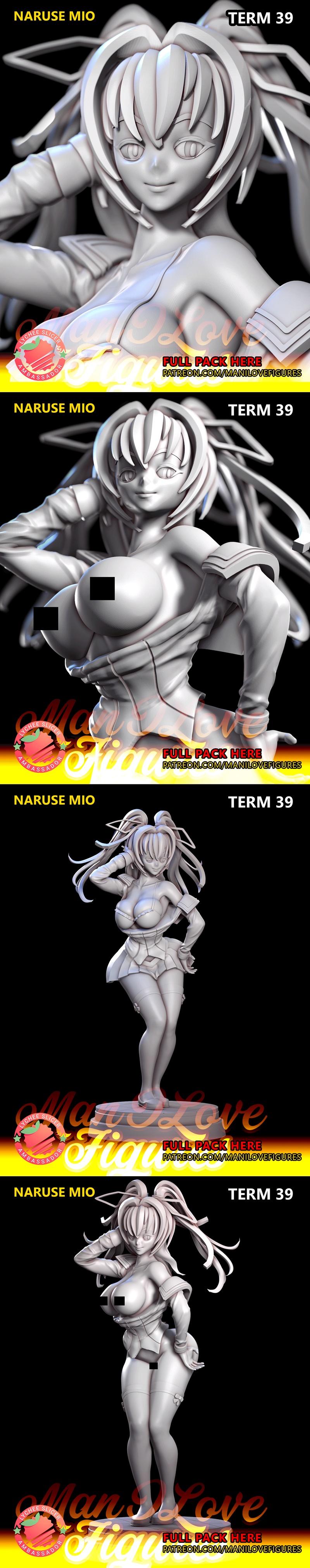 Naruse Mio 三维打印模型（第39期）|Naruse Mio – Term 39 – 3D Print Model STL