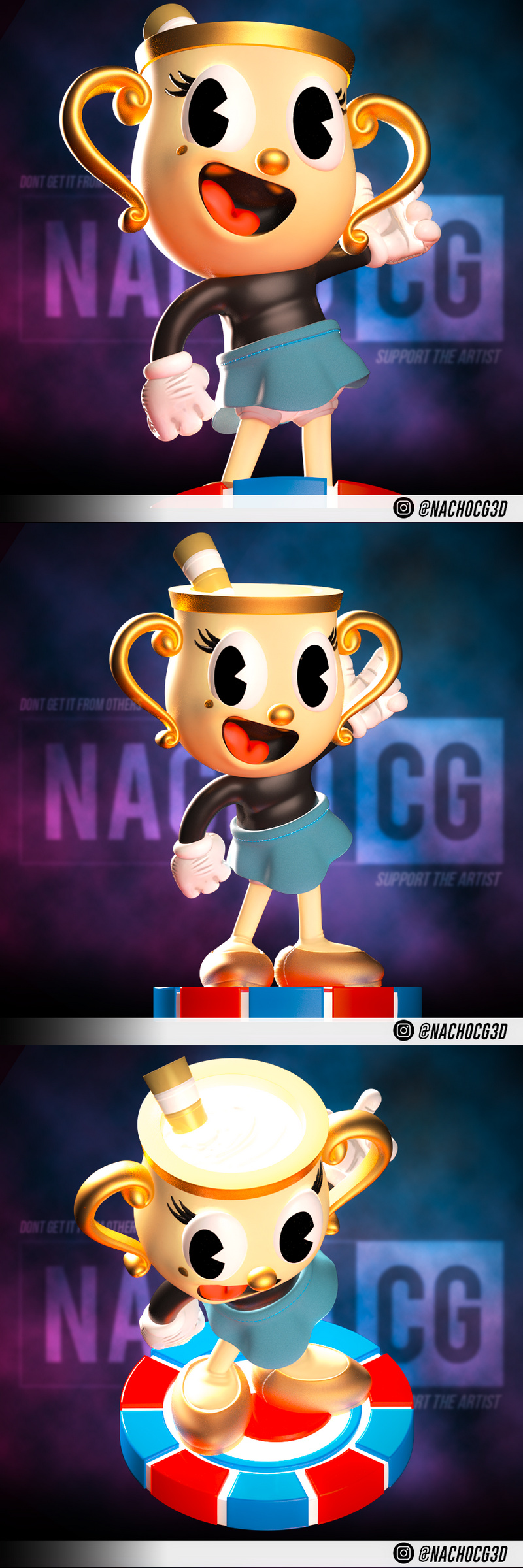 Ms. Chalice 3D打印模型|Ms Chalice – 3D Print Model