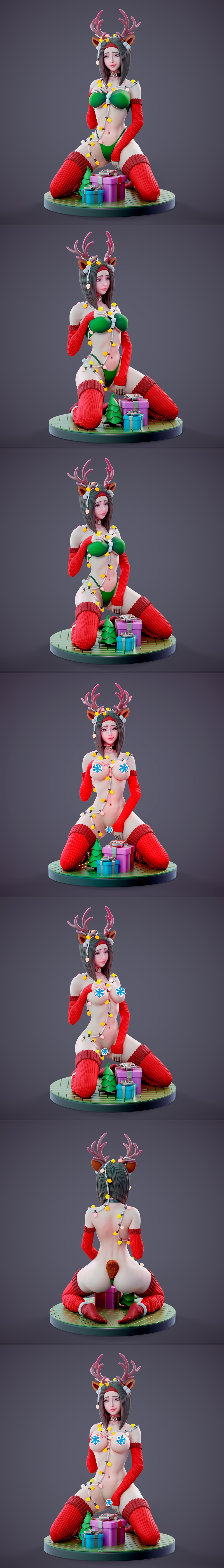 Chagarin - Rudolpha - 新年礼物 - 3D打印模型|Chagarin – Rudolpha – New Year’s gift – 3D Print Model STL