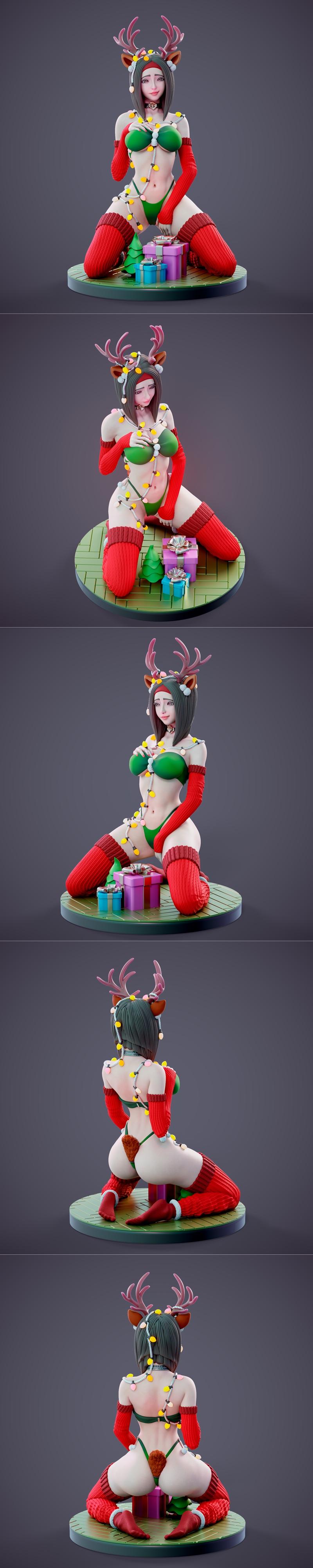 Chagarin - Rudolpha - 新年礼物 - 3D打印模型|Chagarin – Rudolpha – New Year’s gift – 3D Print Model STL