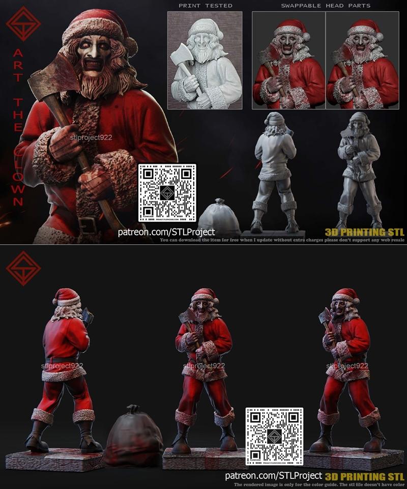 STL项目 - Art the Clown - 3D打印模型|STL Project – Art the Clown – 3D Print Model STL