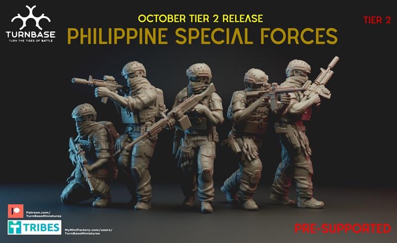 菲律宾特种部队 3D打印模型 STL|Philippine Special Forces – 3D Print Model STL