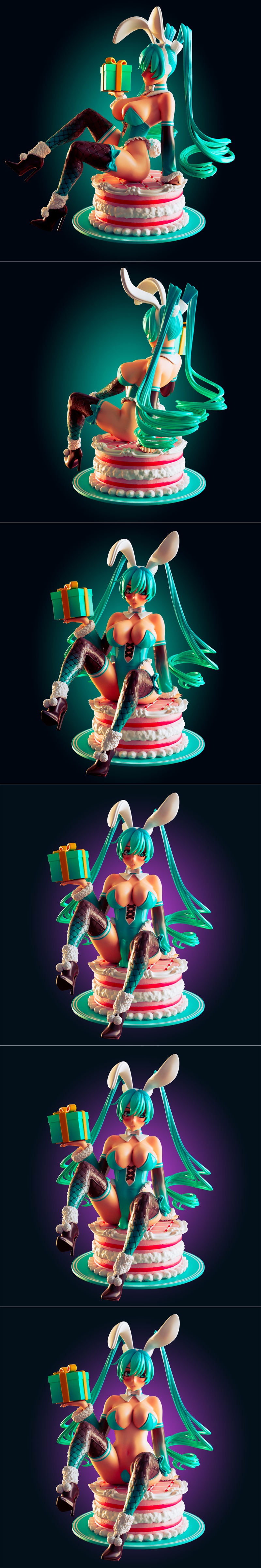 Officer Rhu – Hatsune Miku – 3D Print Model STL