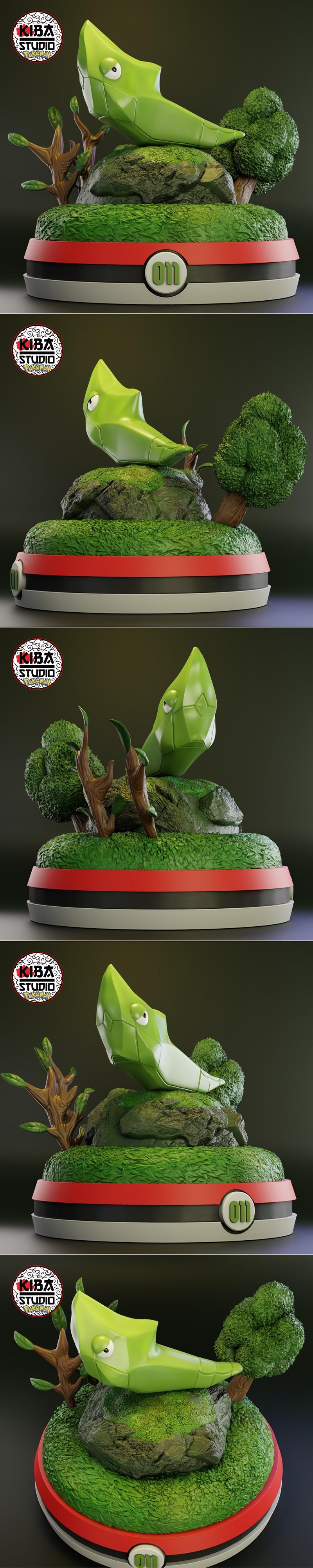 Metapod – 3D打印模型：宝可梦·甲壳宝可梦|Metapod – 3D Print Model STL