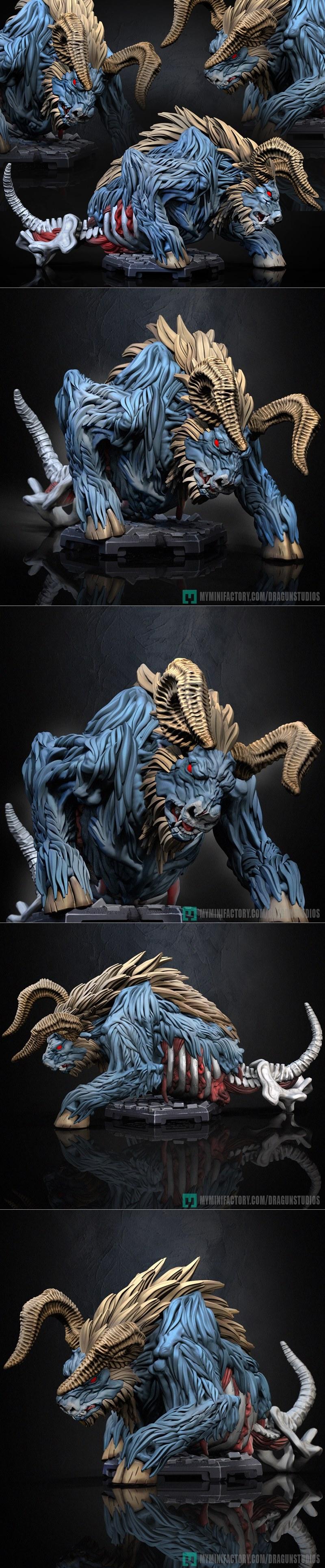 Dragun Studios – Bullhemoth Boss – 3D Print Model STL