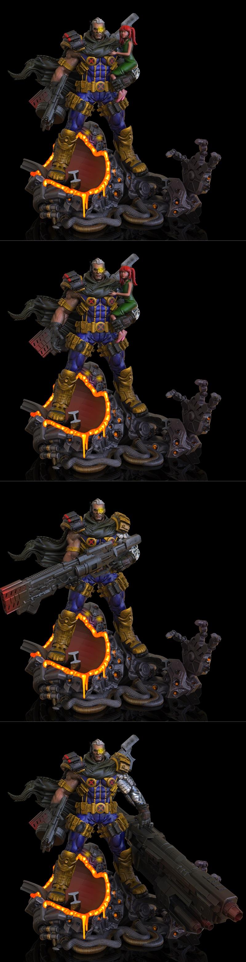 黑鸦定制 - 电缆 - 3D打印模型|Black Owl Customs – Cable – 3D Print Model STL