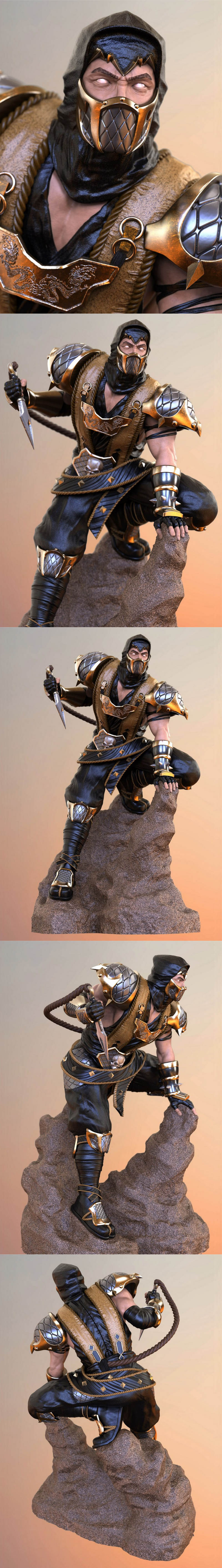 Scorpion – Mortal Kombat – 3D Print Model