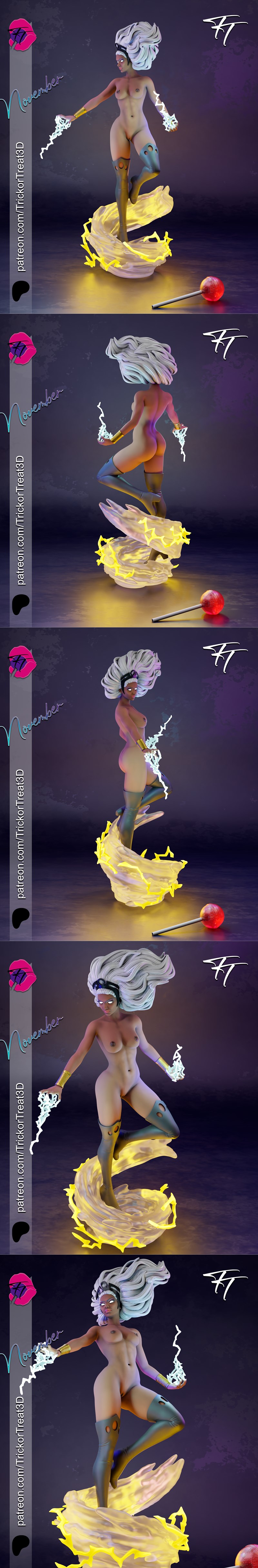 风暴之降临——3D打印模型|Trick or Treat – Storm – 3D Print Model STL