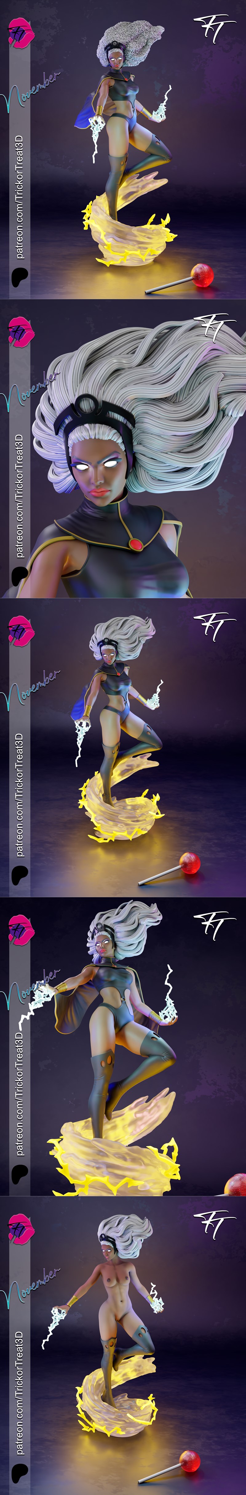 风暴之降临——3D打印模型|Trick or Treat – Storm – 3D Print Model STL