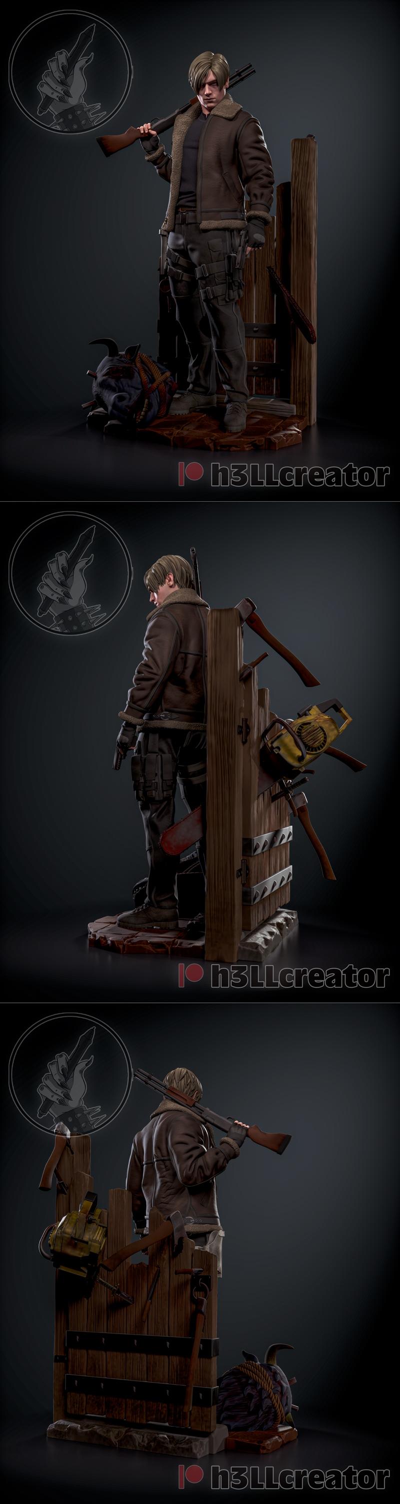 H3LL创作者 - 李昂 - 3D打印模型|h3LL creator – Leon – 3D Print Model STL