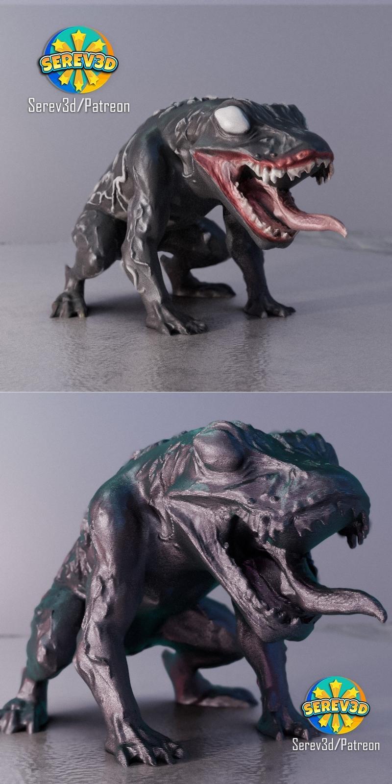 剧毒蛙—— Venom 3电影——3D打印模型|Venom Frog – Venom 3 Movie – 3D Print Model STL