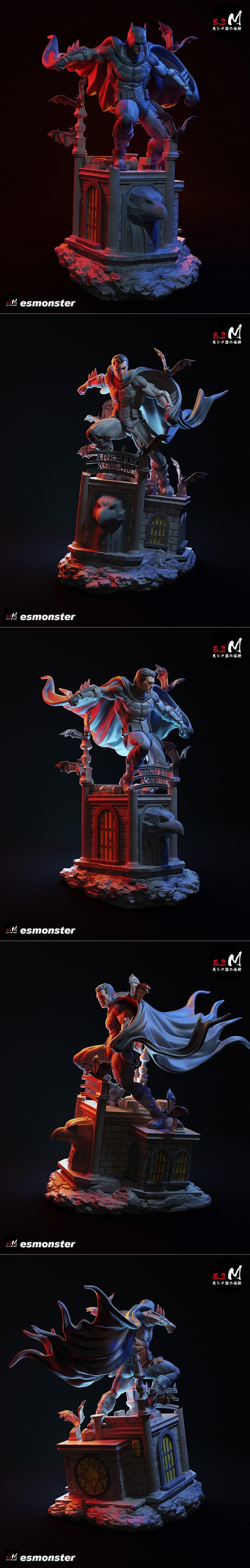 E.S.怪物 - 钢铁侠 - 3D打印模型|E.S Monster – Batman – 3D Print Model STL