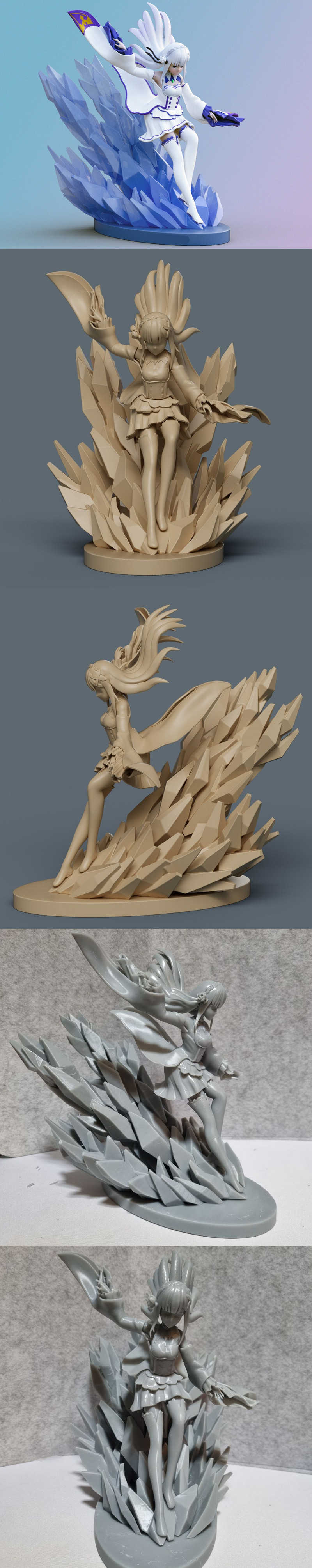 Emilia – Re Zero – 3D Print Model