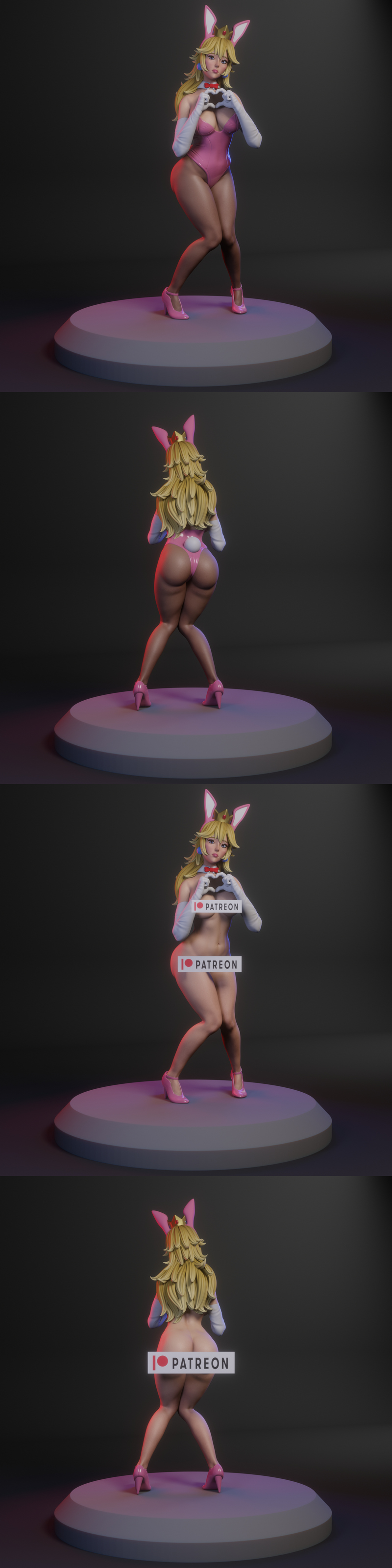 皮卡丘3D打印模型|Princess Peach – 3D Print Model